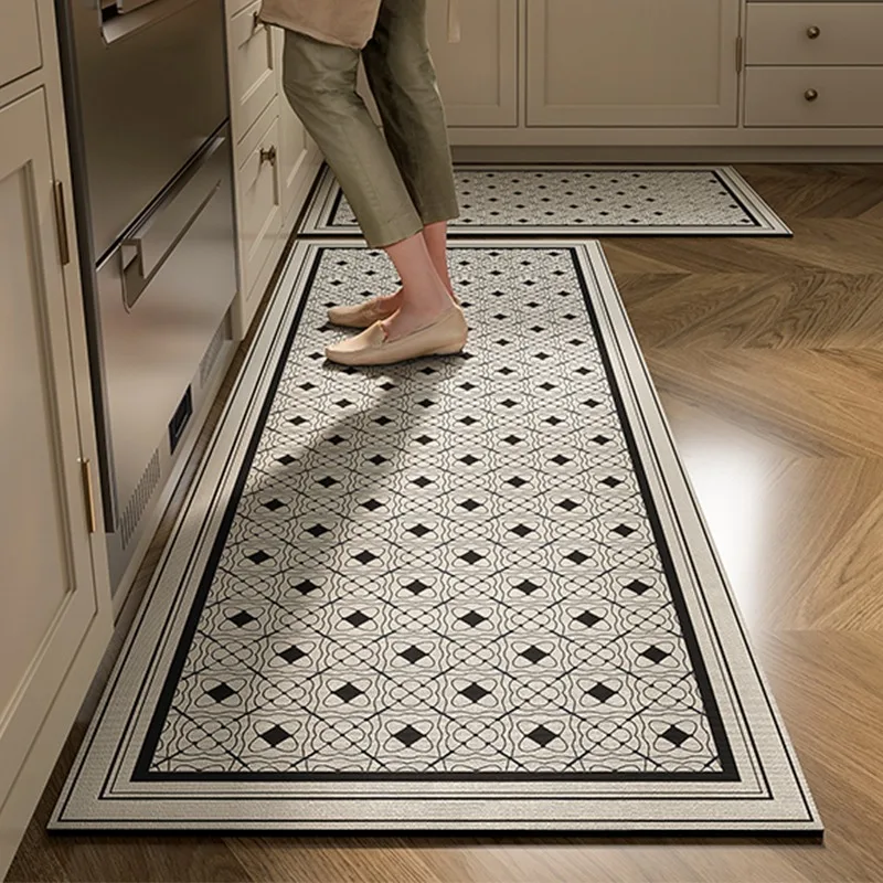 Kitchen Pvc Mat Absorbent Carpet Non-slip Diatom Mud Water-absorbent Anti-slip Floor Mats Home Bathroom Rug Alfombra De Cocina