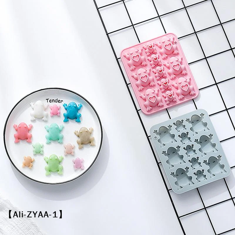 【A】Frogs Silicone Mold, Candy  - Silicone Mold Tray ulasan dan harga
