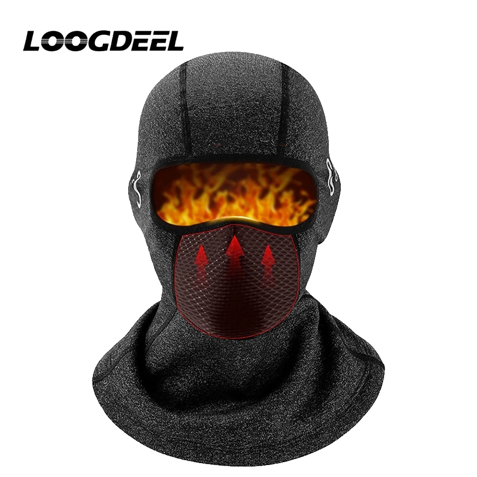

LOOGDEEL Helmet Lined Windproof Fleece Warm Cap Autumn Mountaineering and Skiing Cold-proof Helmet Lined Windproof Fleece Hat
