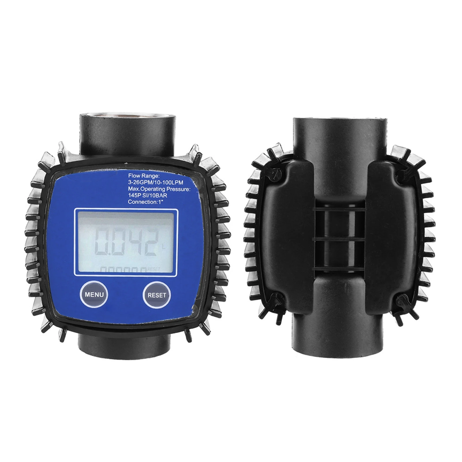

Flow Meter, Digital Display High Accuracy Water Flow Meter Flowmeter 1in Internal Thread