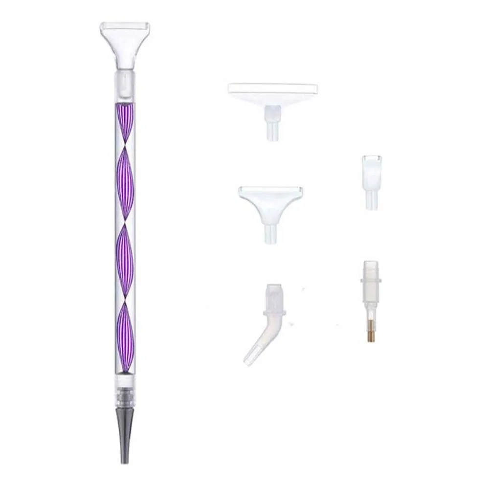 Diamond Drawing Tool Pattern Dot Diamond Pen Multi functional DIY Round Diamond Adhesive Diamond Pen Combination Set
