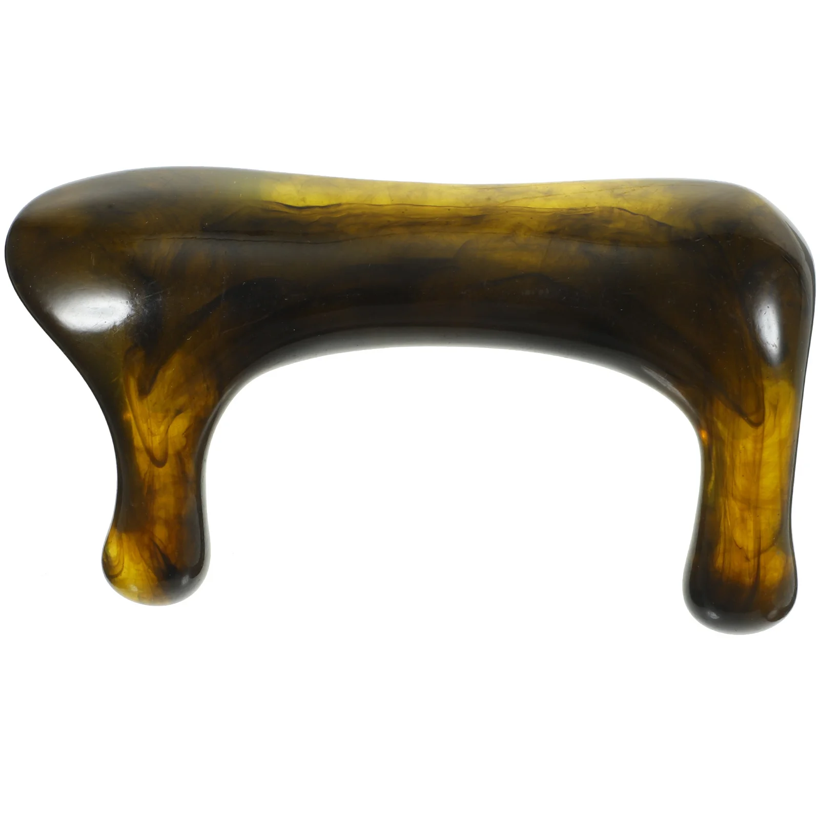 Petit masseur portatif en résine, outil de Massage du cou, des épaules et du visage, réutilisable, lisse et confortable, masseur de points d'acupuncture, outil de Massage en résine