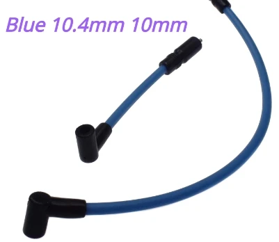 Original 10.4mm 10mm Spark Plug Wire Dyna-409bl For Harley Davidson Big Twin 99-19 Fxd Dyna Softail High Quality