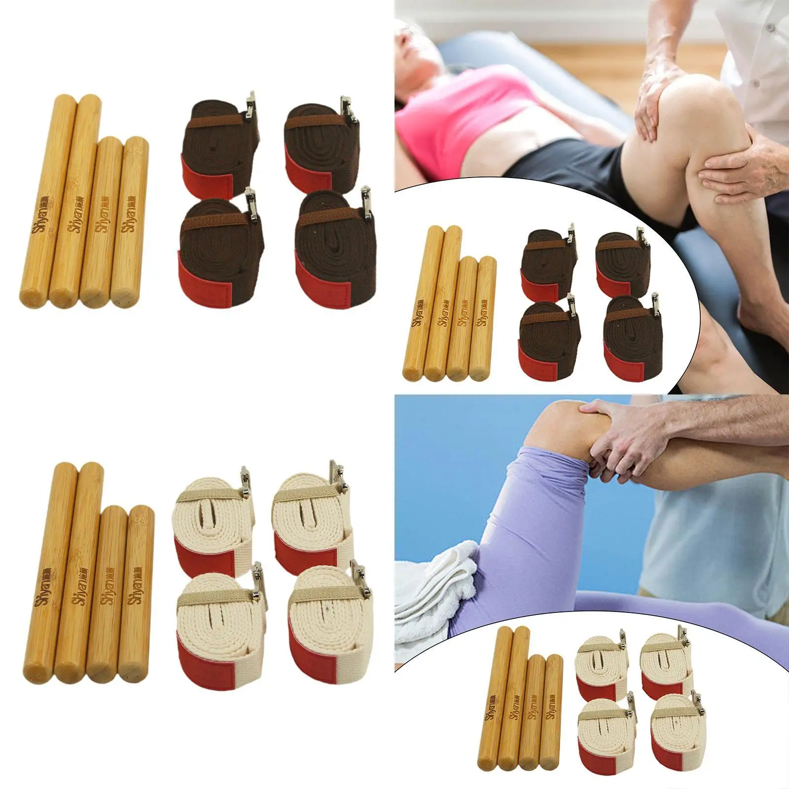 

Набор бамбуковых массажных палочек для облегчения мышц, деревянные бамбуковые массажные палочки Гуаша