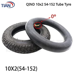 QIND 10x2 54-152 Outer Tire Inner Tube for Electric Scooter Self Smart Balance Kid Schwinn Tricycle Refit Motorcycle Parts 10*2