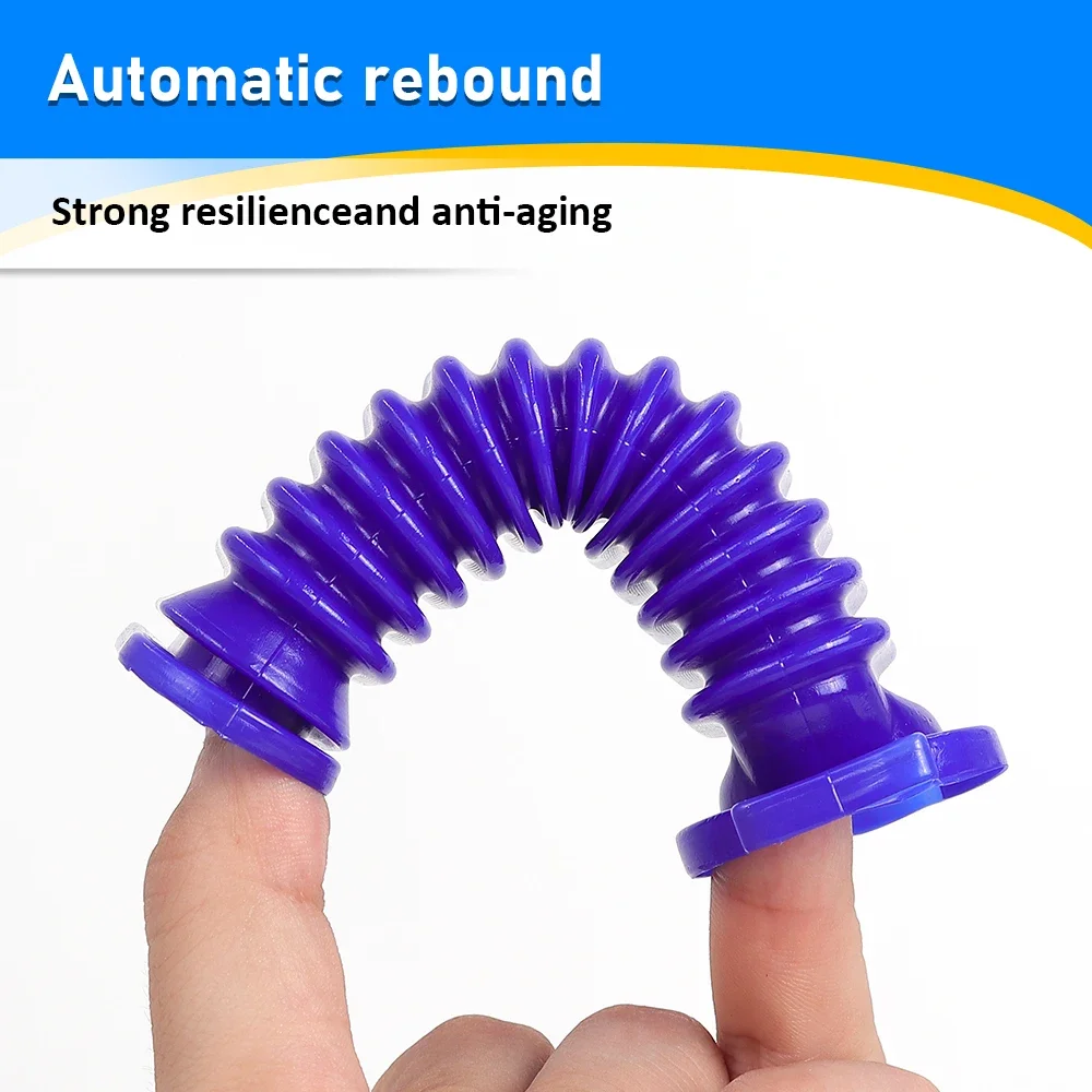 1-8pc Soft Roller Kanal Gummi Schlauch Mit Reparatur Werkzeug für Dyson V6 V7 V8 V10 V11Staubsauger weichen Trommel Kopf Blau Schlauch Ersatzteil – Detail 1