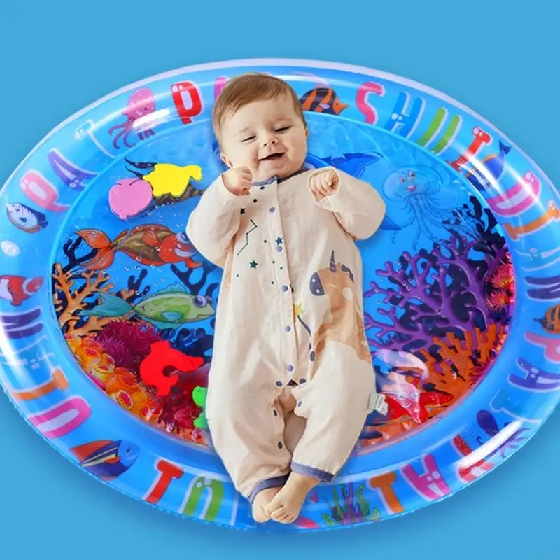 M89C Motor Skill Development Water Pad cuenta juguete flotante y diseño texturizado para práctica gateo infantil