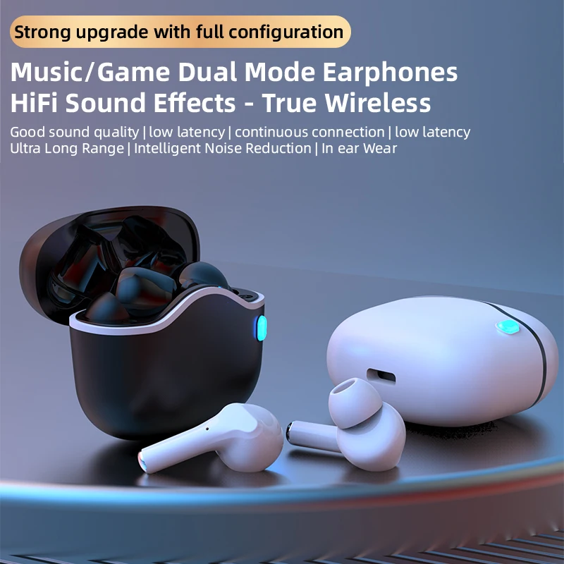 Wireless Bluetooth Headset with Microphone / Spatial Voice / Shared Audio / Wireless Charging / BT5.3 In-Ear Hi-fi Stereo Wirele