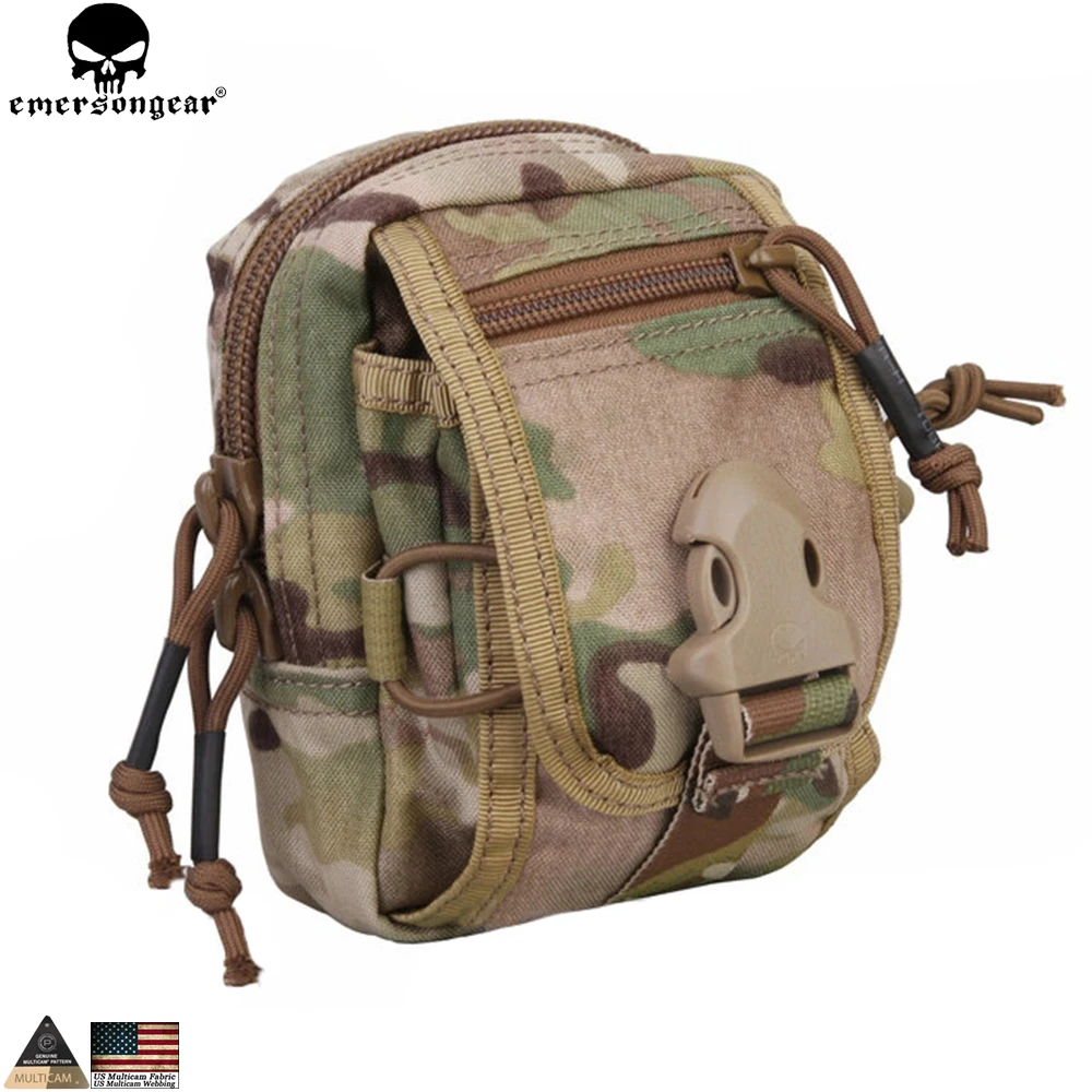 EMERSONGEAR M2 Waist Pack Small Lightweight Molle Pouch Hunting Accessories Multi-camo Black Magazine Pouch Waist Bag EM8339