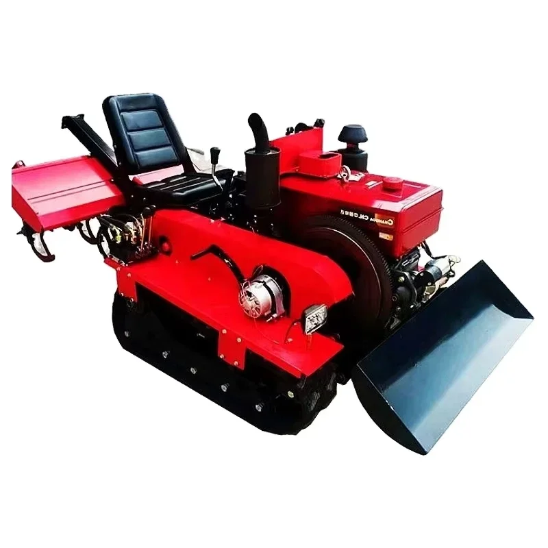 Single Cylinder Diesel Behind Walk Cultivators Mini Agriculture Motocultor Power Tiller Agricultural Machine 12HP 15HP 18HP