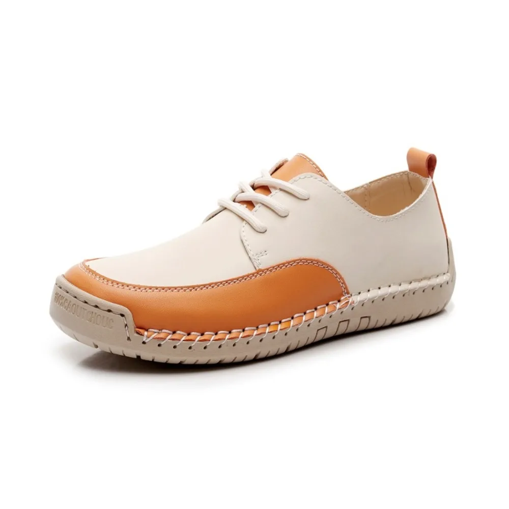 

2026 Casual Leather Men's Shoes Soft Lightweight Sneakers Breath Driving Shoes Non Slip Walking Shoes Outdoor Trainers