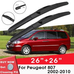 Car Wiper Blade Front Window Windshield Rubber Refill Wiper For Peugeot 807 2002-2010 26