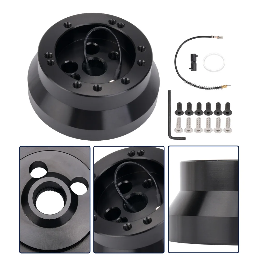 Sports Polished Short Hub Adapter Boss Kit 5 & 6 Hole Car Steering Wheel HUB For Ididit Flaming River Column GM Spline HUB-GM1