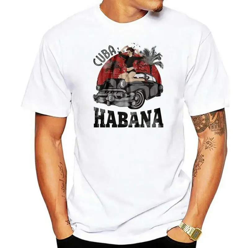 Newest 2022 Men Fashion  T-Shirt Habana S-4XL Kuba Cuba Havanna La Habana Fidel Che Summer Style