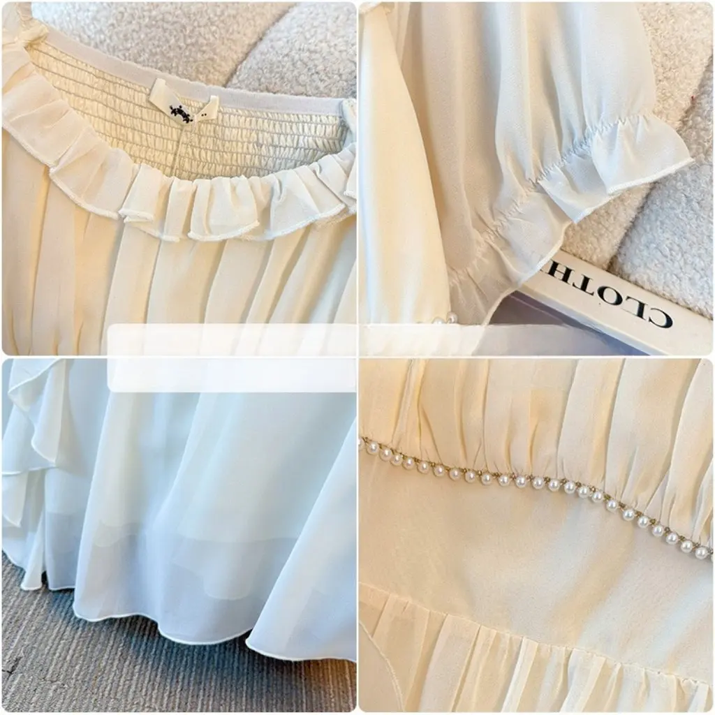 

plus Size Women's Slim Fit Ruffle Dress Elegant Style 65-175kg New Summer Look Slimming Effect Fat Mm Clothing