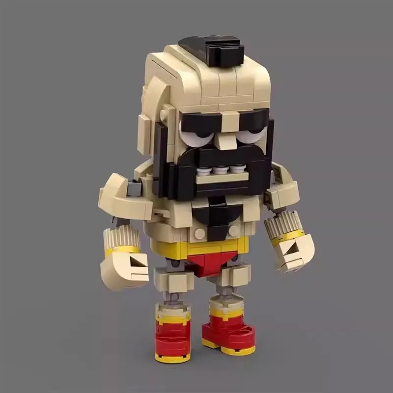 MOC Street Fighter Sangilf Soviets Building Block DIY Creative Model Kids Love Collecting Bricks Toys