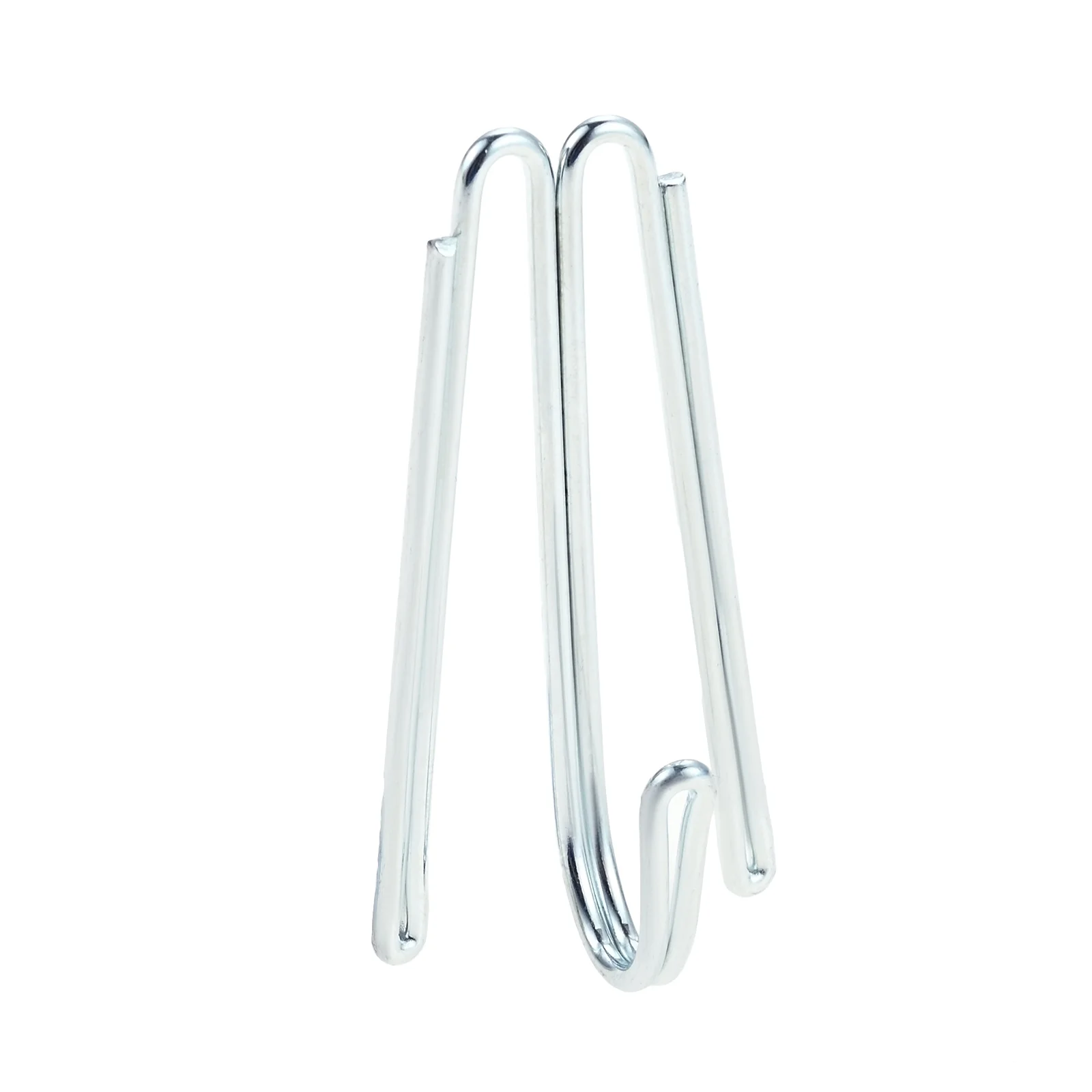 60Pcs Pleat Hooks Stainless Steel Curtain Hooks Drapery Clasp and Pin 4 Prongs Pinch Pleat Tools Clips for Window Shower Curtain