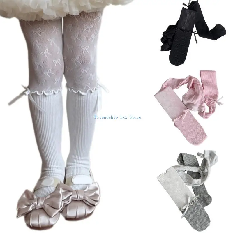 

F1CB Little Girl Tight Leggings Pantyhose for Kid Children 3-8 Year Stretchy Stocking