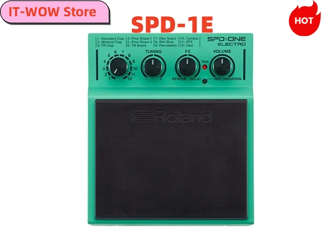 Roland SPD-1E Électronique PerSCH Tampons Échantillons Kick Drums Tambourins Électroniques Musique tingMusic Accessoires