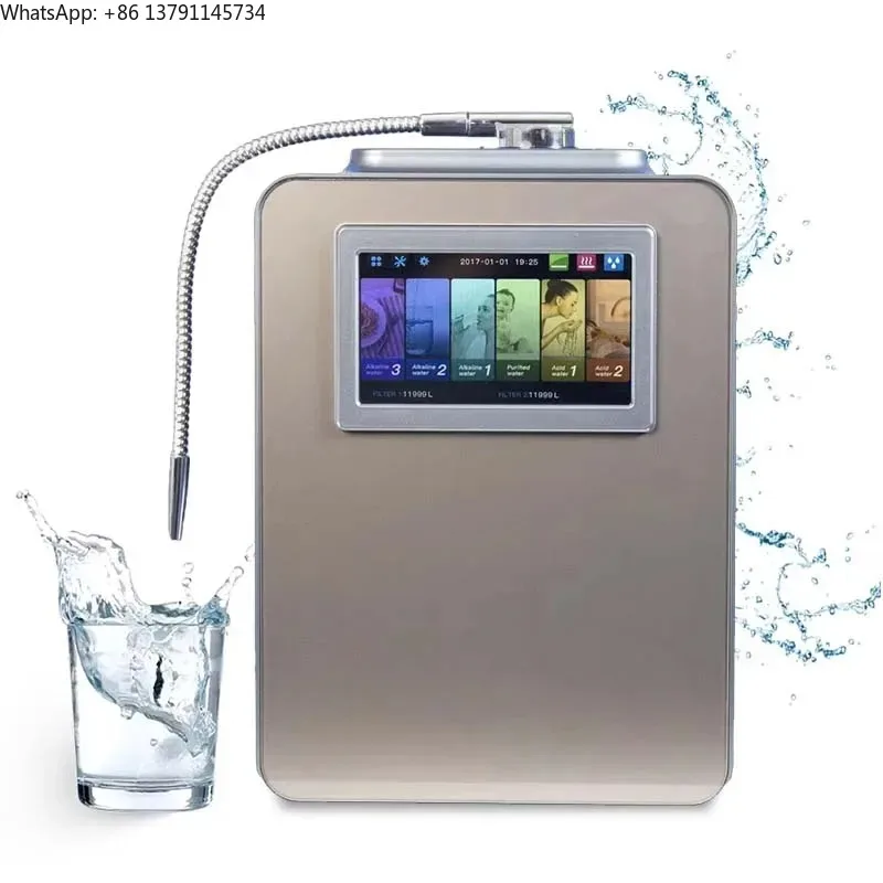 

Wholesale PH 2.5-11.2 Platinum Coating 11 Plates Alkaline Water Ionizer Water Treatment Appliances Japan Kangen Water Dispenser