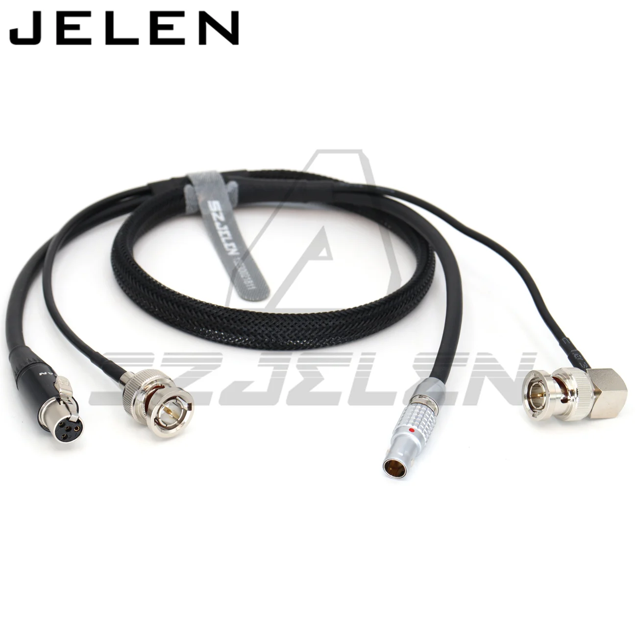 Camer 0B 2pin to ta4f 4pin female Cable for tvlogic 055/056/058 power cable and SDI camera monitor SDI line