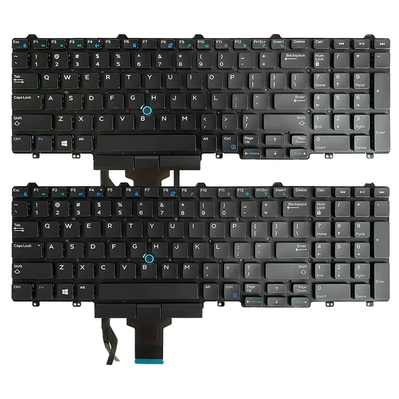 Nowa oryginalna klawiatura do laptopa Dell Precision 3510 3520 3530 7510 7520 7710 7720