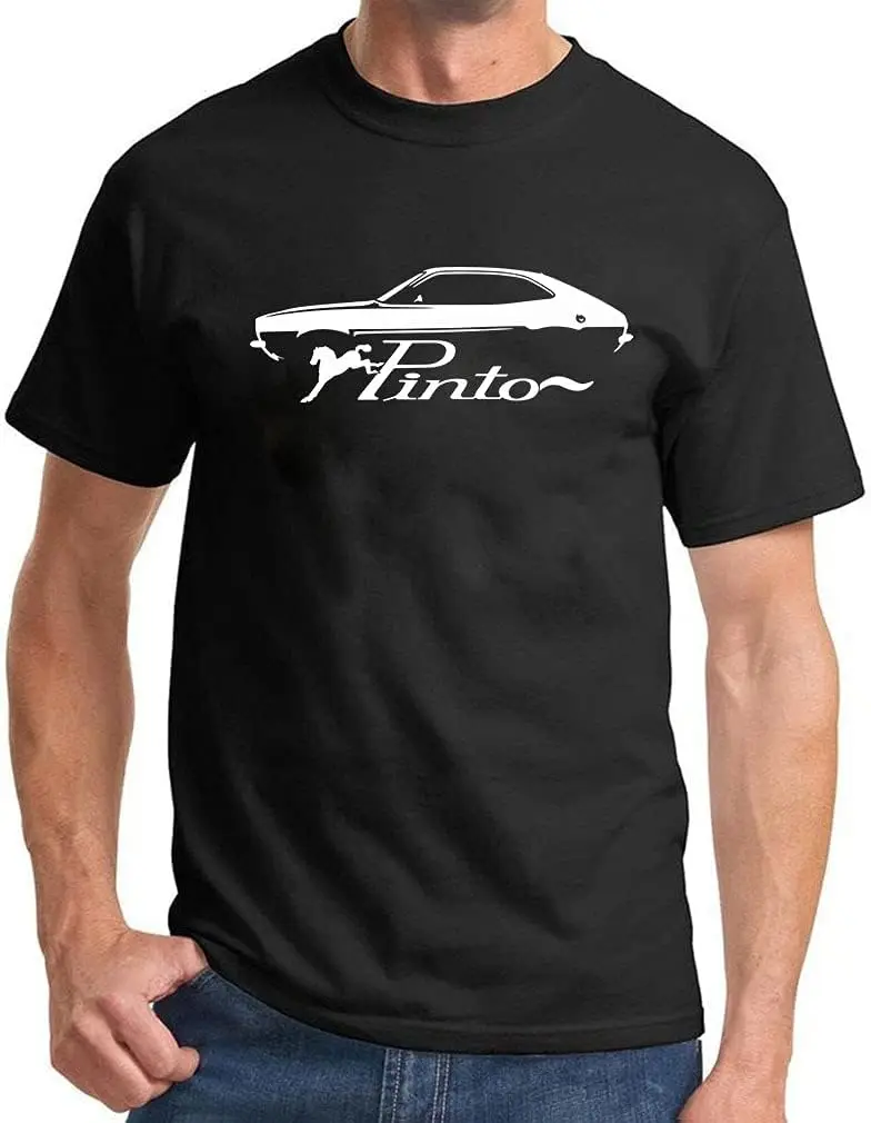 Ford Pinto Hatchback Classic Outline Design Print Tshirt