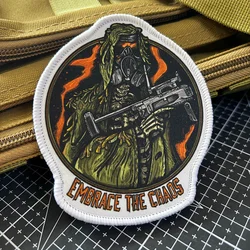 Parche táctico moral francotirador Embrace The Chaos – Gancho y bucle
