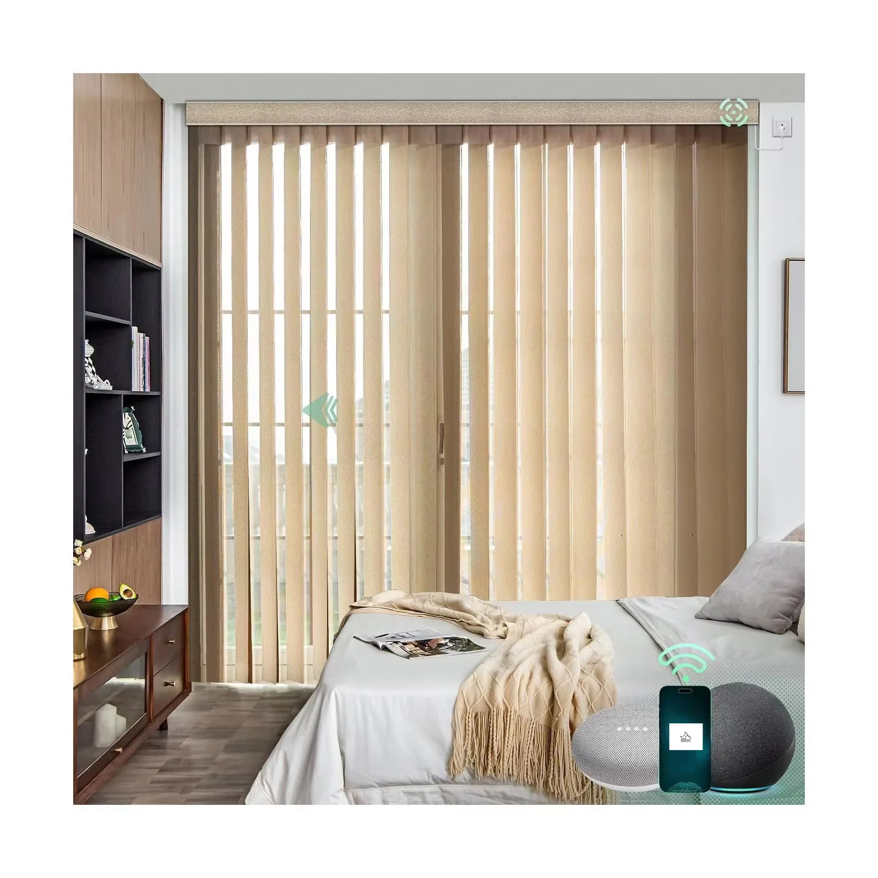

Automatic Dream Curtain Smart Blinds Shades And Shutters Vertical Blinds For Windows