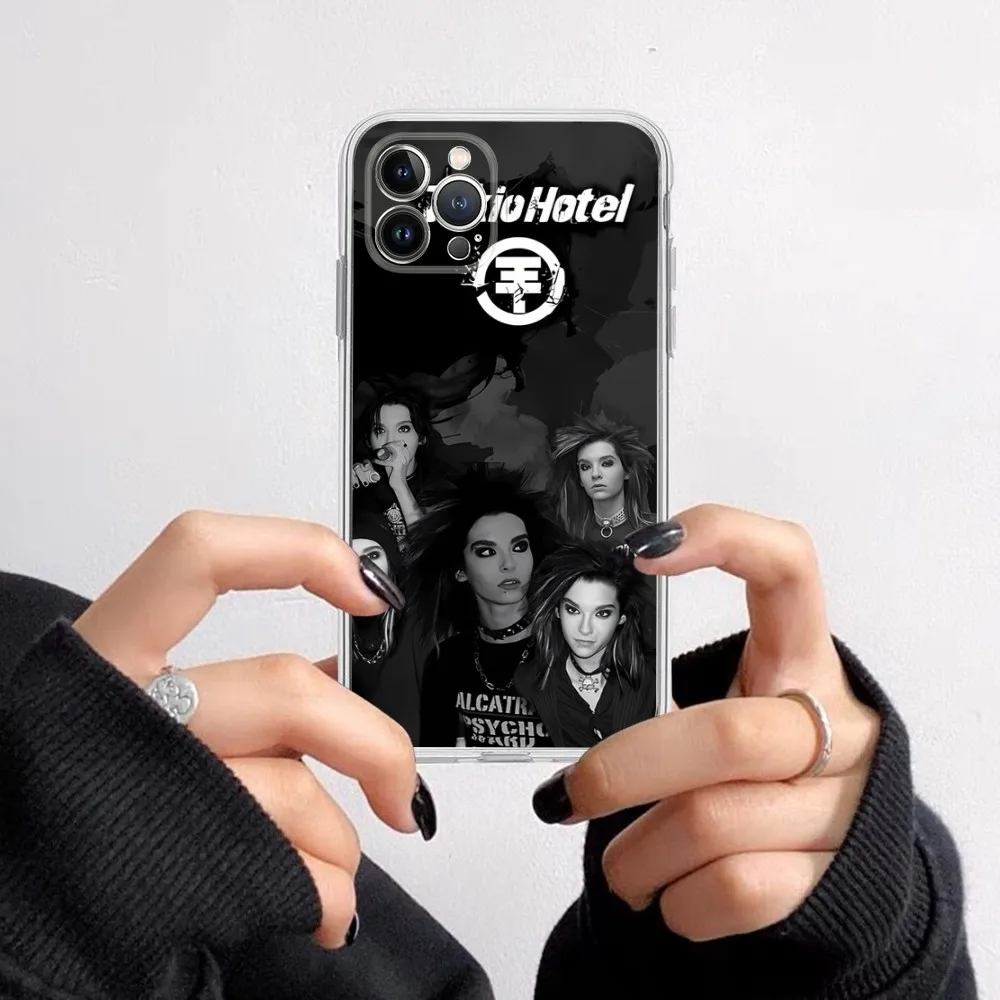 Tokio Hotel German Rock Bands Phone Case For IPhone 15 8 7 6 6S Plus X SE 2020 XR XS 14 11 12 13 Mini Pro Max Mobile Case