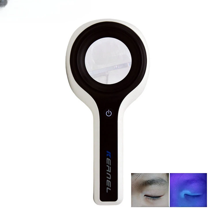 

Personinal Home Use Care Facial Analyzer Handheld Facial Wood Lamp for UV Analyzer