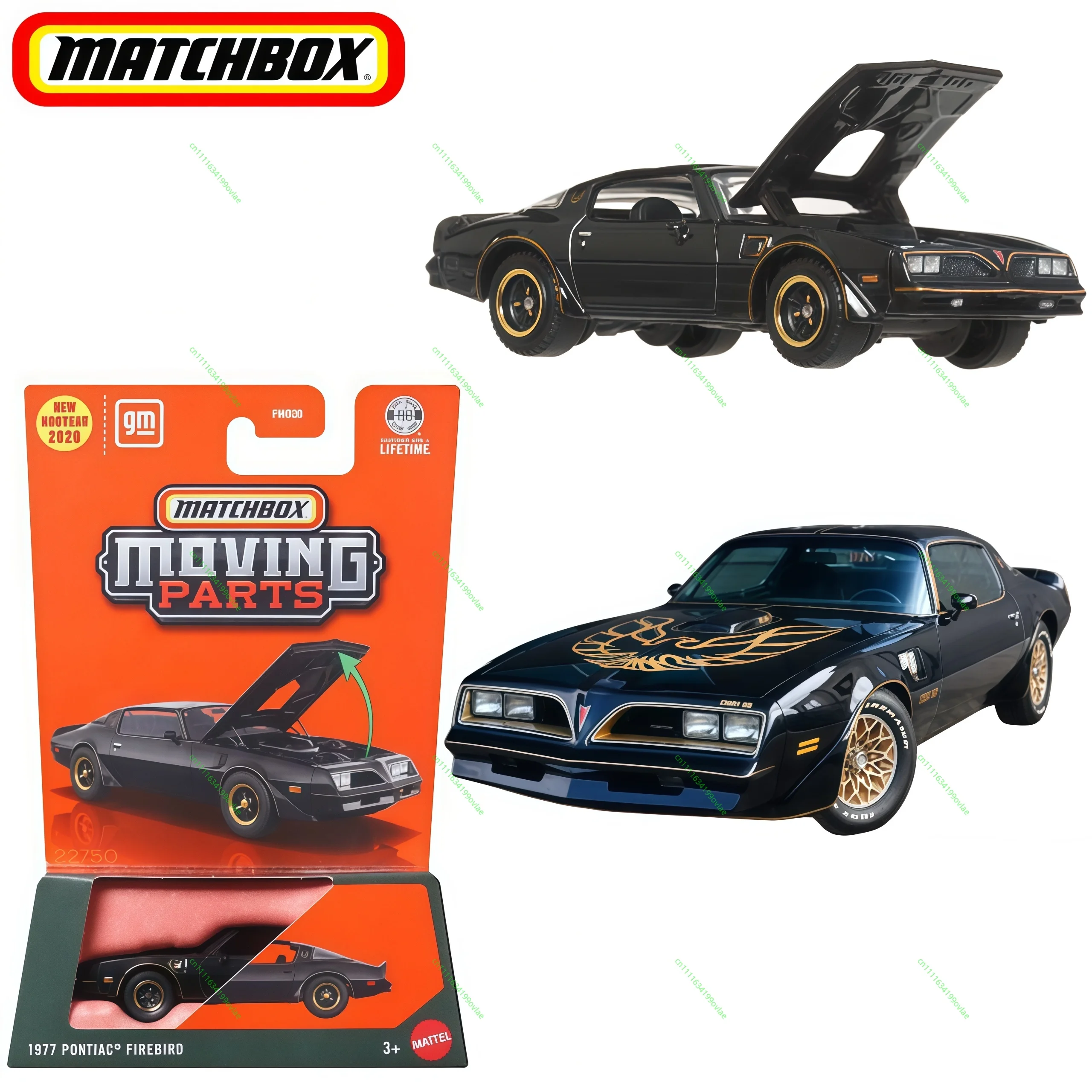New Original Matchbox 1:64 Die‑cast Vehicle 1977 Pontiac Firebird FWD28 Sleek Retro Sport Car Desktop Hobby Collectible Present