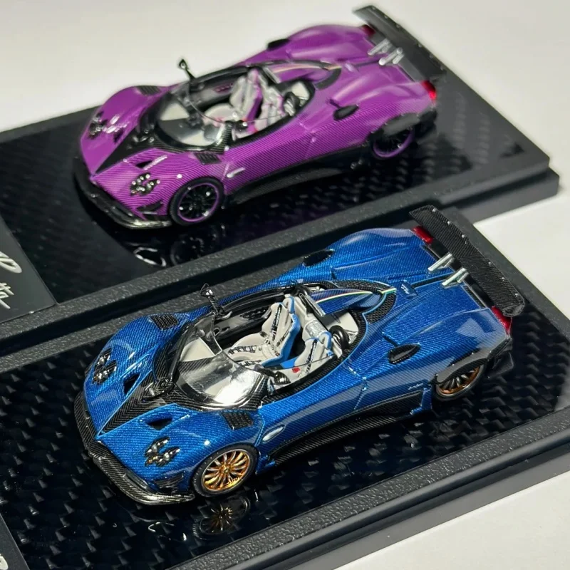 

ЖК-дисплей Shanghai Expo, ограниченная серия, модель автомобиля 1:64 Pagani Zonda Hp Huayra Lamborghini, литая под давлением модель автомобиля, коллекция суперкара