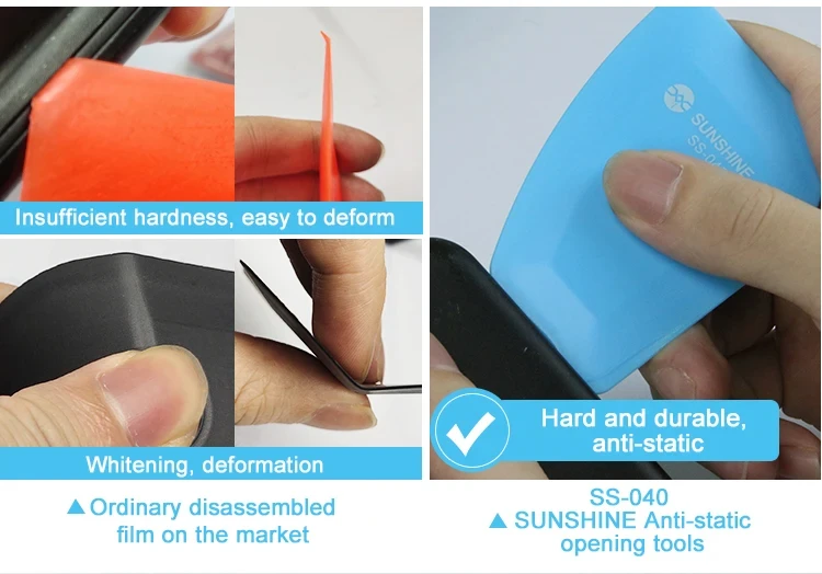 SUNSHINE SS-040 Anti-static LCD Screen Pry Tool Is Suitable for Mobile Phone LCD Screen Disassembly and Repair Disassembly Tool