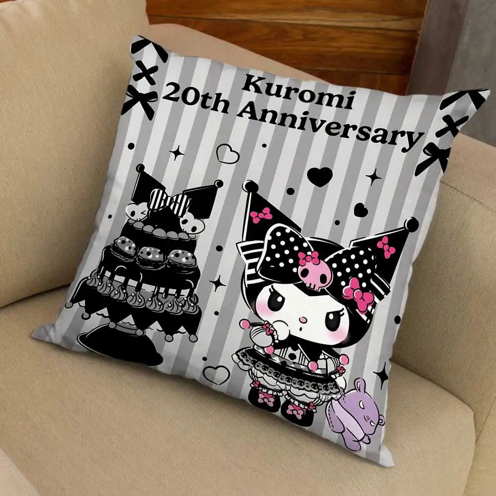الوسائد الزخرفية للسرير Kawaii Kuromis المنزل والديكور وسادة تغطي وسائد الأريكة غطاء وسادة غرفة ديكور الحالات العناصر