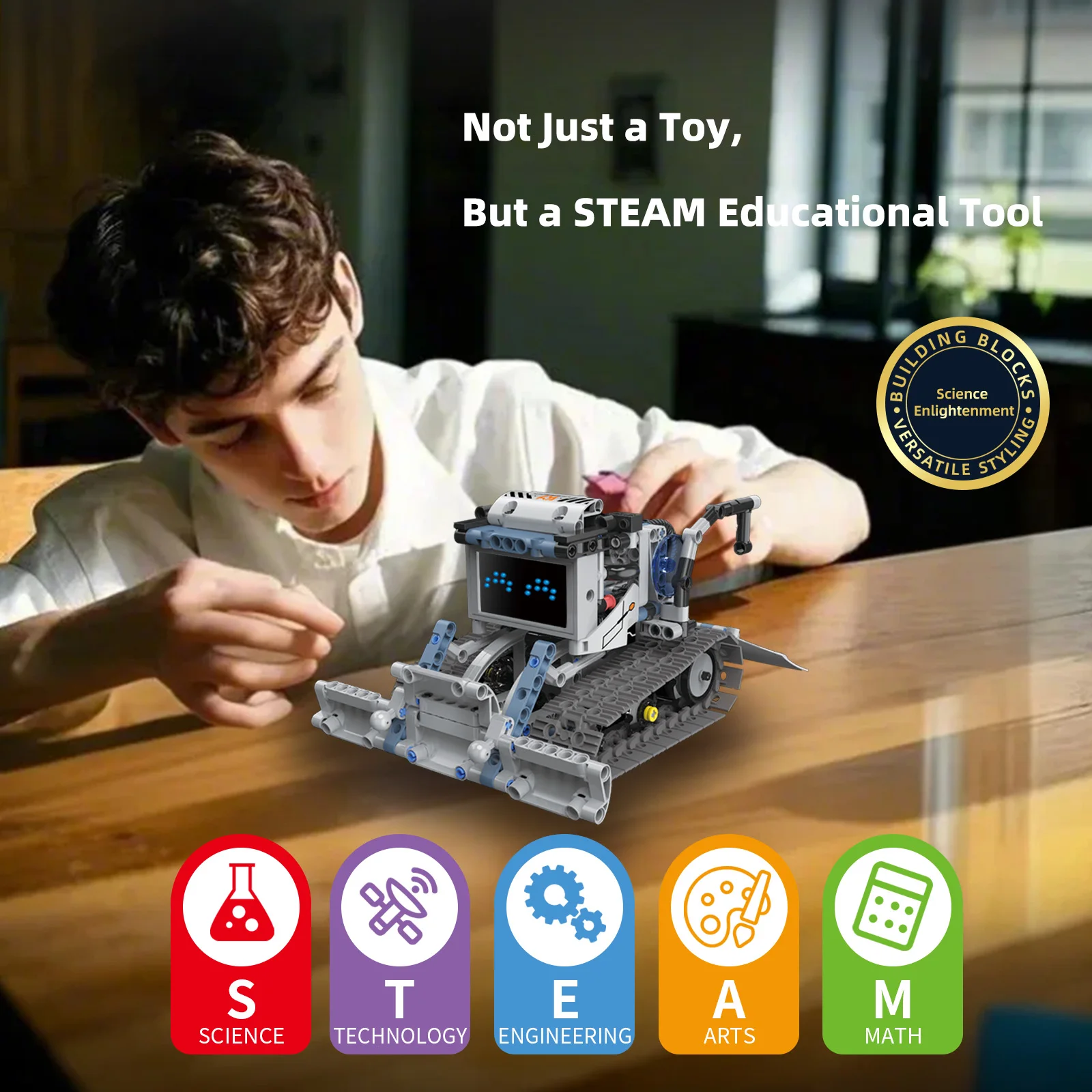 5 in 1 Stad Technische Afstandsbediening Vervormde Robot Bouwstenen Programmeerbare APP RC Voertuig Graafmachine Bulldozer Bakstenen Speelgoed