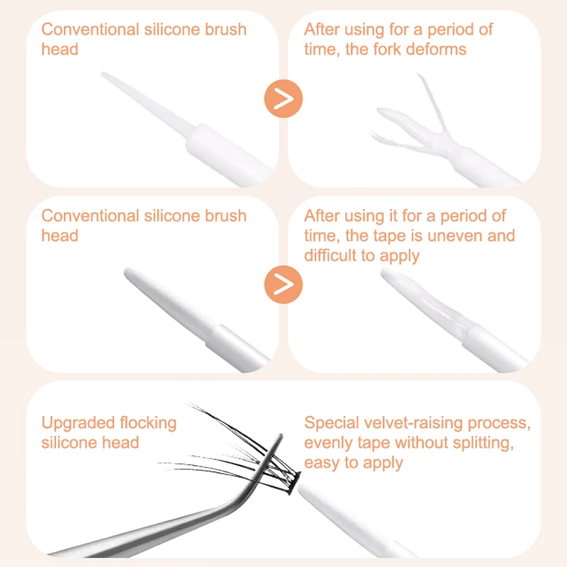 Cola para extensão de cílios postiços 3ml, à prova d'água, secagem rápida, longa duração, forte, sem irritação, transparente, ferramentas de elevação de primer