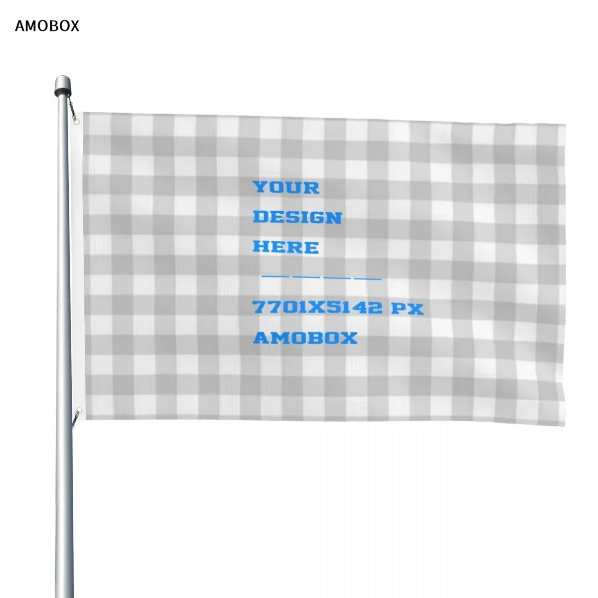 AMOBOX-Custom Single-Layer Double-sided Flag Display, Make Your Own Flag, 4x6FT