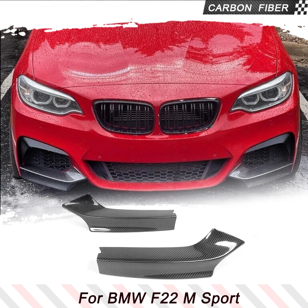 Carbon Fiber/ FRP Front Splitters for BMW 2 Series F23 F22 M Sport M235i M240i 2013-2017 Front Bumper Lip Splitters Winglet 