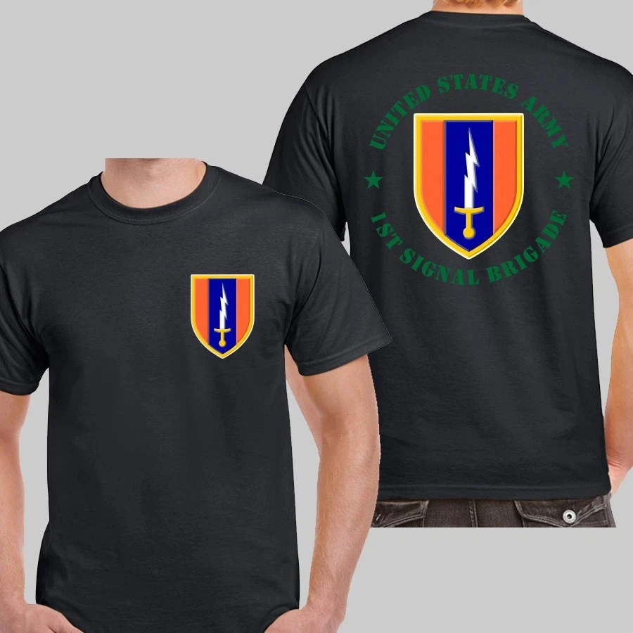 US Army 1st Signal Brigade Vietnam War History Military Style T-shirt
