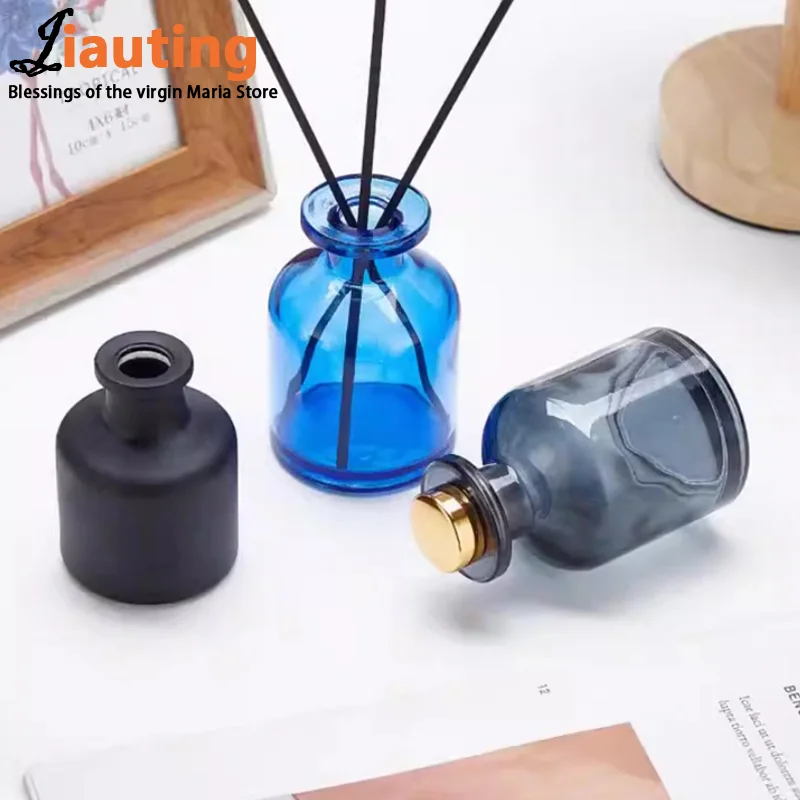 1Pcs 50ml Home Fragrance Diffuser Bottle Party Gifts Glass Container Reed Diffuser Essential Oil Bottle Oil Diffusers Sticks