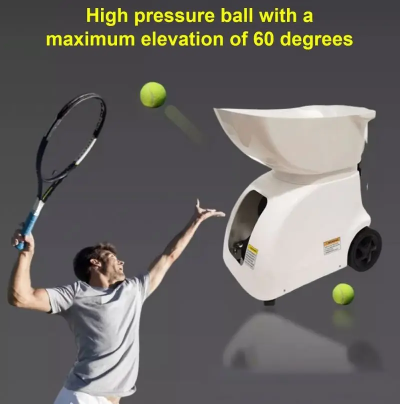 Auto Paddel Ball Throwing Machine For Training Tennis Ball Machine Customs Logo with App And remote Control