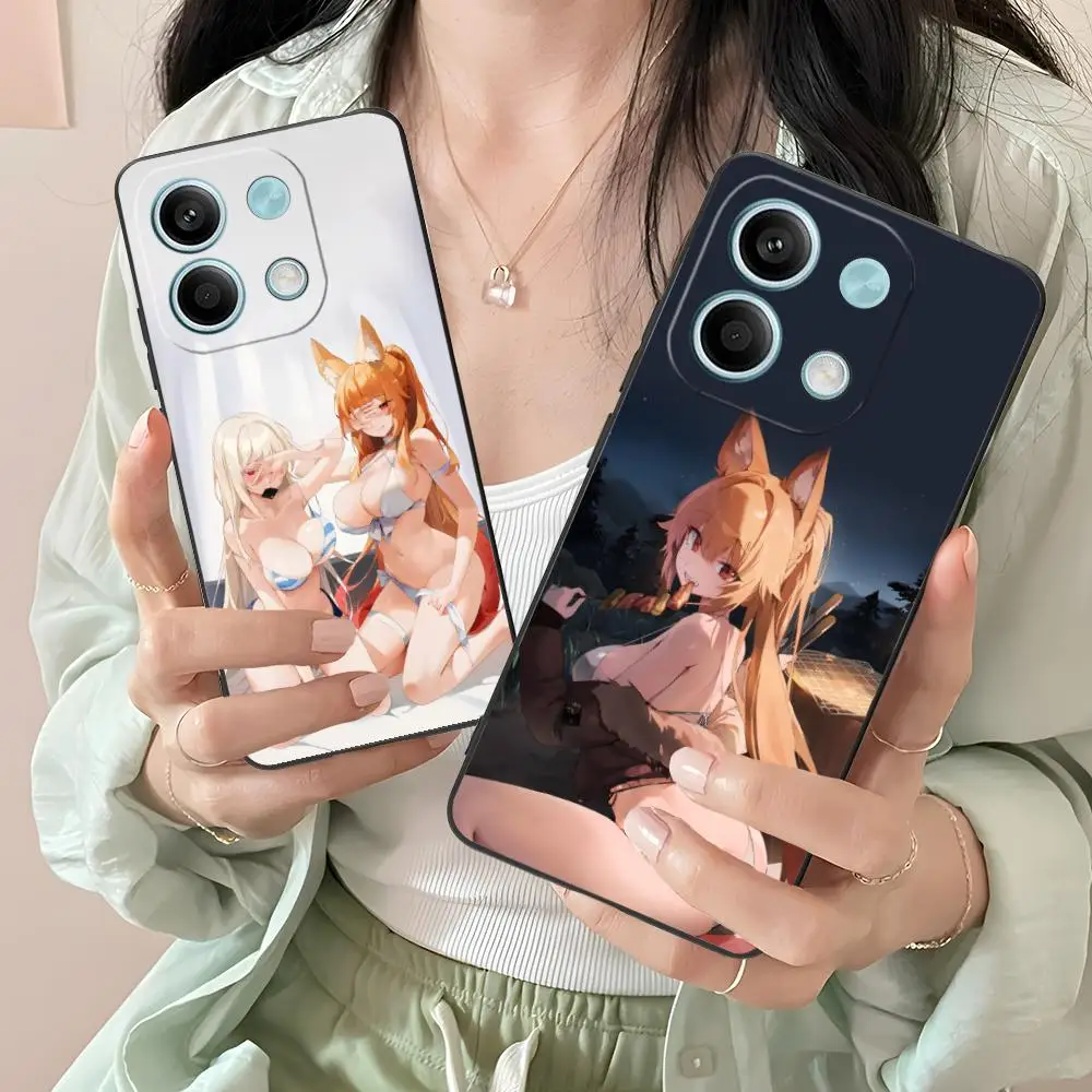 Ellin Meiji حافظة هاتف محمول لهاتف Xiaomi Redmi Note 14 13 12 11 A5 3 2 1 Pro Plus 4G 5G طباعة ملونة واقية فاخرة #5
