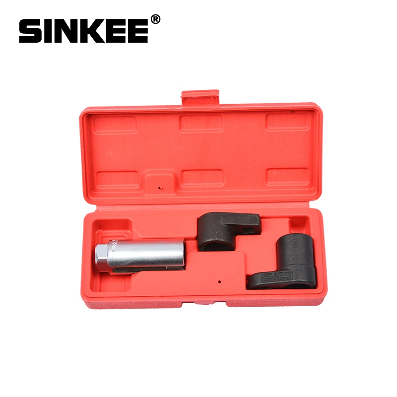 

3pcs Oxygen Sensor Socket 6 Point Wrench 1/2" and 3/8" Drive 7/8" 22mm Universal Oxygen Sensor Switch Socket SK1087