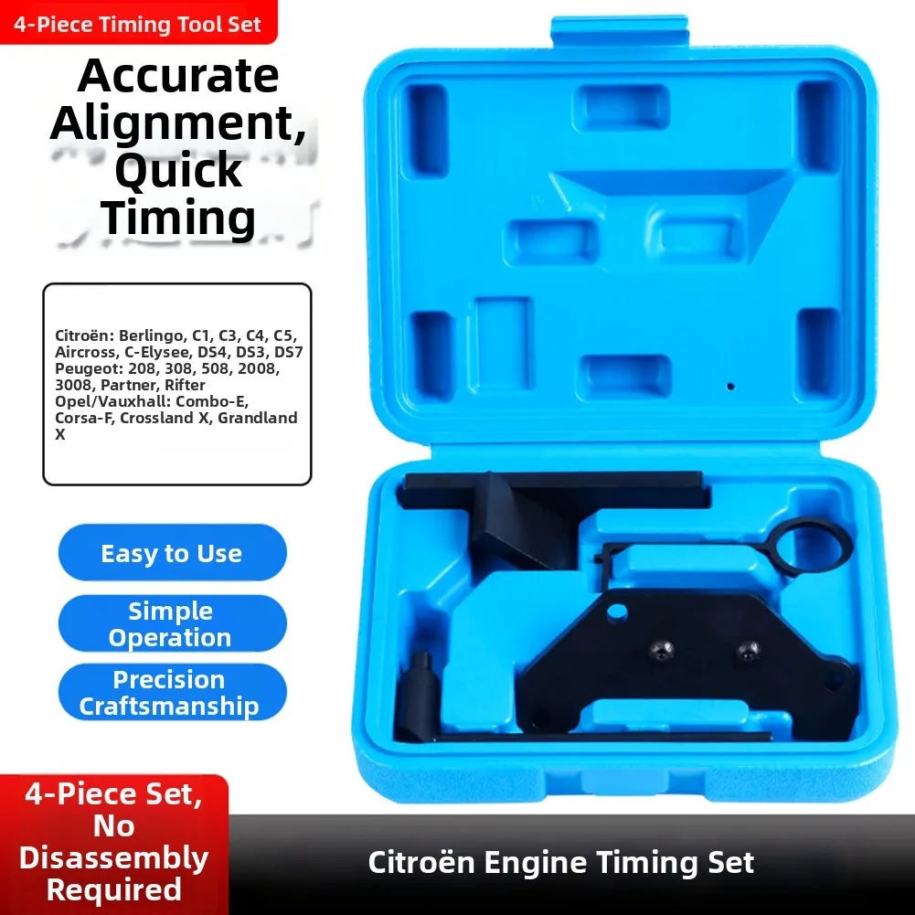 Alloy Engine Camshaft Locking Alignment Timing Tool Set Precision Fit Ergonomic Handle For Vehicle Repair Replacement Parts Kit