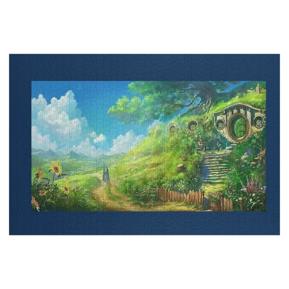 

The Shire Jigsaw Puzzle Personalize Customized Gifts For Kids Woods For Adults Custom Gift Puzzle