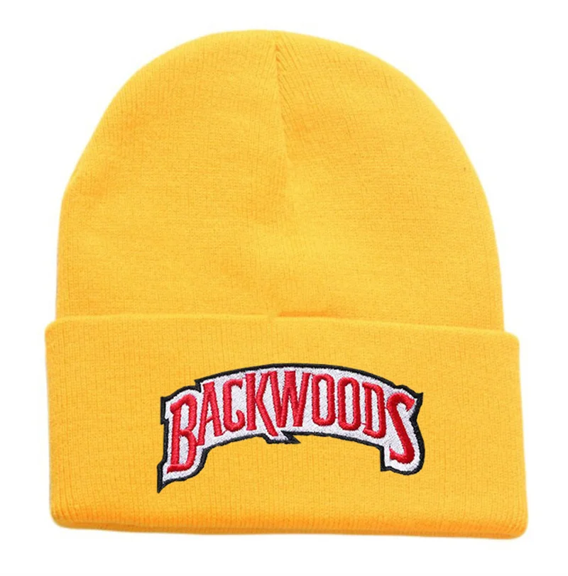 Zima jesień kobiety mężczyźni BACKWOODS haftowana czapka z dzianiny Outdoor utrzymuj ciepło czapki typu beanie miękkie czapki hip-popowe