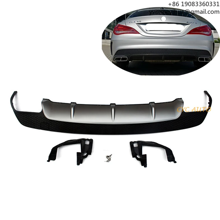 

W117 Модифицированный диффузор заднего бампера CLA45 для Mercedes Benz CLA Class W117 Body Kit 2013 2015