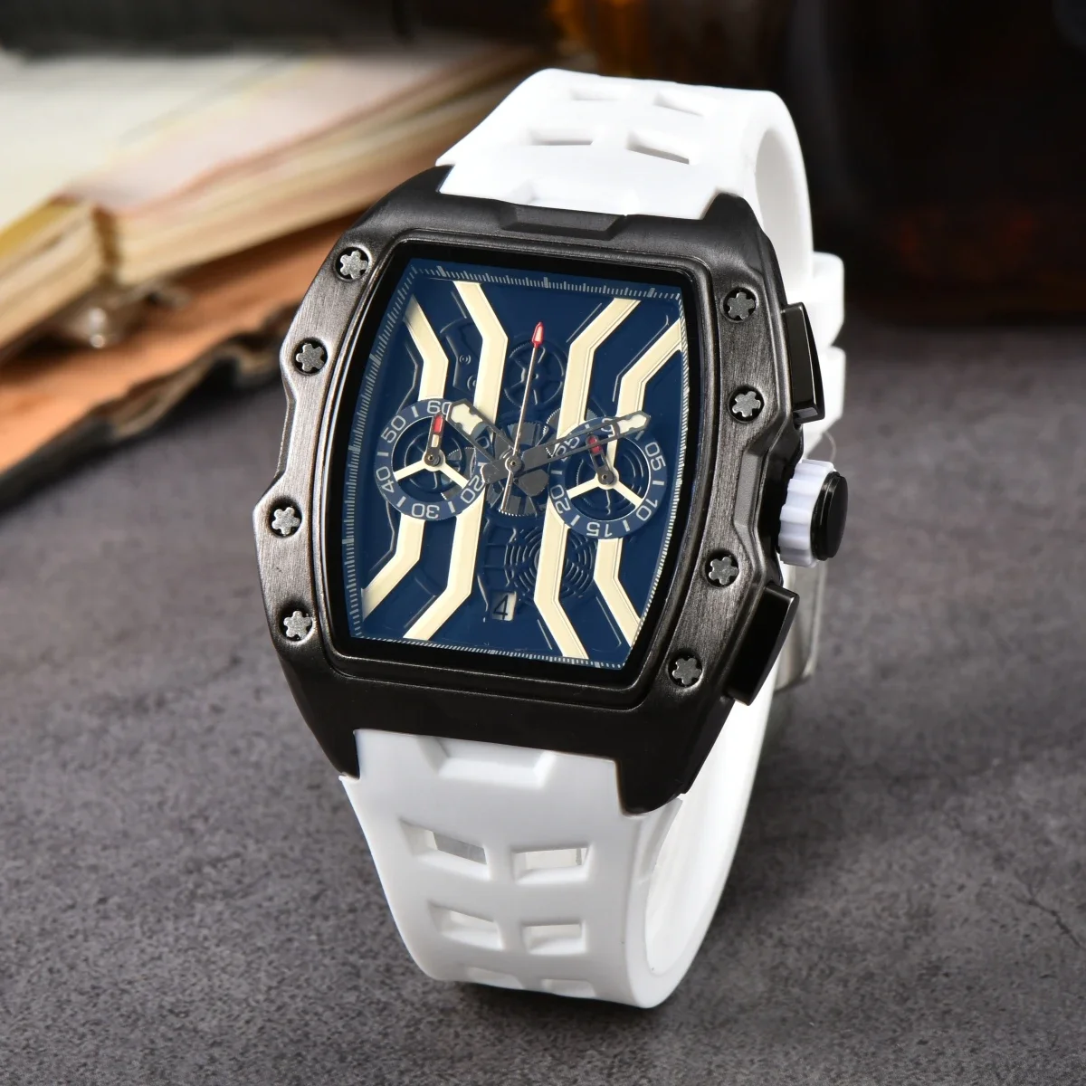 

Cask-type luminous casual fashion unisex luminous quartz watch
