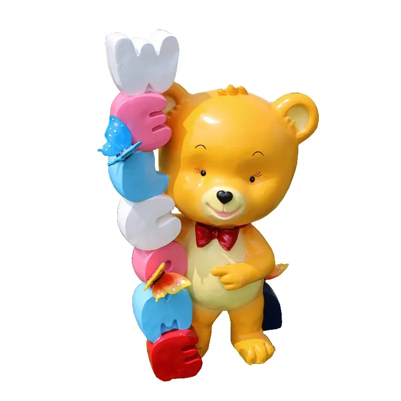 

Outdoor, garden, landscape, decoration, kindergarten, shopping mall, decoration, fiberglass, cartoon, animal, sculpture